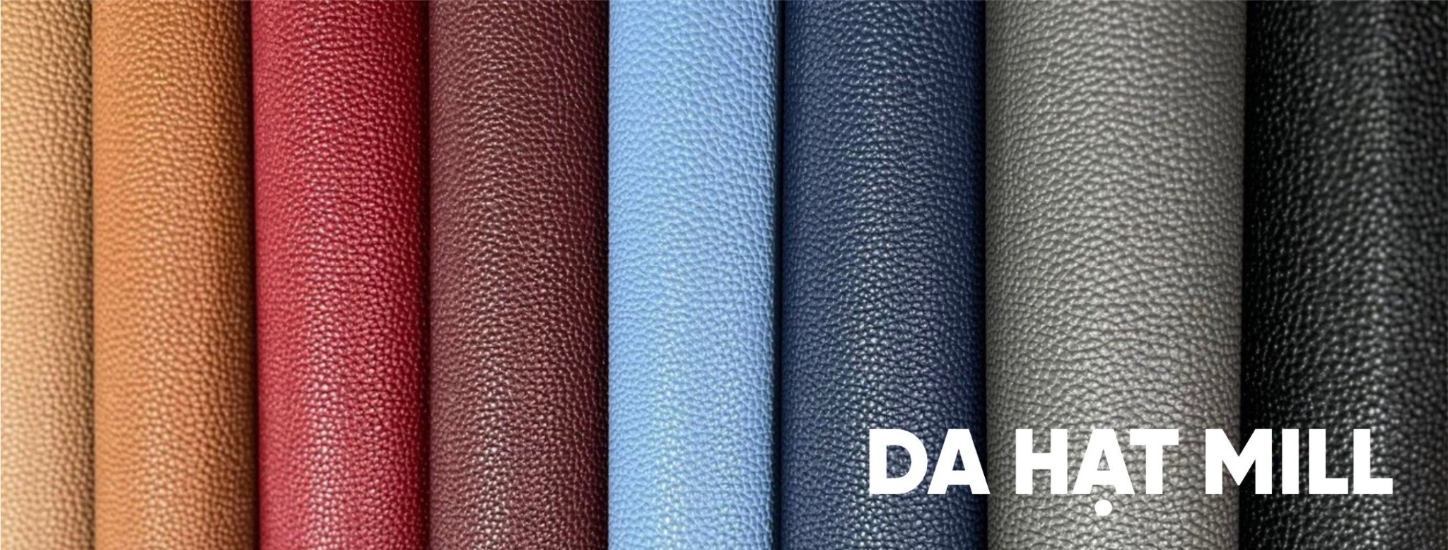 Da PVC/PU/Simili Vân Mill Hạt To YN03 Dày 1.5-1.8mm Làm Giày Dép Ba Lô Túi Xách Chống Thấm Nước Chống Xước Tốt