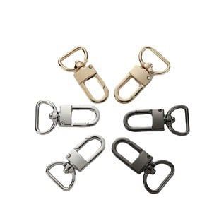 Móc Càng Cua/Móc Chó/Móc Quai Túi/Móc Túi/Móc chó càng cua/Móc chó bấm/Móc xích Metal Bolt Snaps – For Dog Leashes, Bag Straps, Crafts FS đuôi bầu tròn Lọt lòng 20mm Phụ kiện làm balo túi xách Phân khúc Phổ thông - Màu Bạc