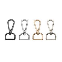 Móc Càng Cua/Móc Chó/Móc Quai Túi/Móc Túi/Móc chó càng cua/Móc chó bấm/Móc xích Metal Bolt Snaps – For Dog Leashes, Bag Straps, Crafts Đuôi hình chữ D FS Lọt lòng 25mm Phụ kiện làm balo túi xách Phân khúc Phổ thông - Màu Bạc