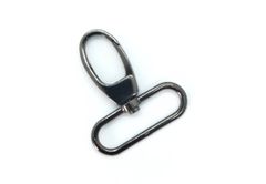 Móc Càng Cua/Móc Chó/Móc Quai Túi/Móc Túi/Móc chó càng cua/Móc chó bấm/Móc xích Metal Bolt Snaps – For Dog Leashes, Bag Straps, Crafts Đuôi bầu tròn FS Lọt lòng 38mm Phụ kiện làm balo túi xách Phân khúc Phổ thông - Màu Hun đen