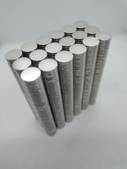 Nam châm vĩnh cửu FS Kích thước 2x20mm Hình tròn - Màu Bạc