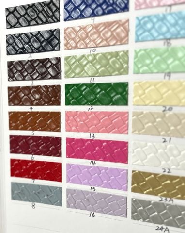 Da Pu/Pvc rập vân đan làm giày dép túi xách DIY phụ kiện thời trang chống thấm nước chống xước tốt handfeel mềm mại