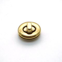 Mặt Khóa Túi Xách/Khóa Túi Xách/Khóa Túi/Phụ Kiện Khóa Kim Loại Cho Túi/Mặt Khóa Cặp-Túi-Clutch/Khóa Cài Handbag Turn Locks/ handbag Twist Lock/Mặt Khóa Trứng Fs 30Mm- Hàng Đẹp- Màu Vàng 18K