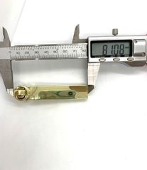 Mặt Khóa Túi Xách/Khóa Túi Xách/Khóa Túi/Phụ Kiện Khóa Kim Loại Cho Túi/Mặt Khóa Cặp-Túi-Clutch/Khóa Cài/handbag Twist Lock/Mặt Khoá WL Hình Thoi Kích Thước 80mm Mạ Bóng Đẹp Hợp Kim Không Gỉ Phụ Kiện Làm Túi Xách Phân Khúc Cao Cấp - Màu Vàng Nhạt