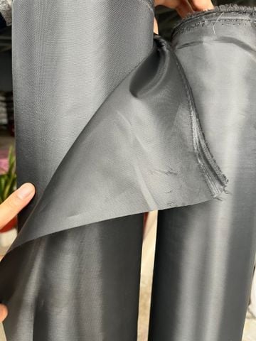 Vải lót túi xách 210D TKK Tráng PU Khổ 1m50-1m54 Phụ kiện làm balo túi ví Phân khúc phổ thông - Màu Đen (1 cuộn 200Y)
