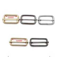 Khoen Tăng giảm/Khoen Chỉnh dây/Tăng giảm/Cầu ngang Tri-Glide Slide For Bag Straps, Rifle Slings, DogCollars/Adjustable Slide Buckles/ Tri Glide FS lọt lòng 38mm dày 3.5mm dòng phổ thông - Màu hun đen