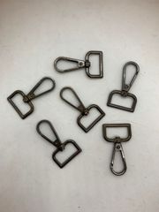 Móc Càng Cua/Móc Chó/Móc Quai Túi/Móc Túi/Móc chó càng cua/Móc chó bấm/Móc xích Metal Bolt Snaps – For Dog Leashes, Bag Straps, Crafts Đuôi hình chữ D FS Lọt lòng 25mm Phụ kiện làm balo túi xách Phân khúc Trung cấp - Màu Đen