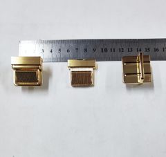 Mặt Khóa Túi Xách/Khóa Túi Xách/Khóa Túi/Phụ Kiện Khóa Kim Loại Cho Túi/Mặt Khóa Cặp-Túi-Clutch/Khóa Cài Handbag Turn Locks/ handbag Twist Lock/Mặt Khóa FS Cài Kích Thước 35mm Mạ Bóng Đẹp Hợp Kim Không Gỉ Phụ Kiện Làm Túi Xách Hàng Đẹp - Màu Vàng 18K