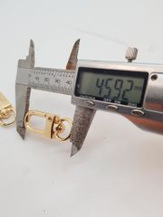 Móc Càng Cua/Móc Chó/Móc Quai Túi/Móc Túi/Móc chó càng cua/Móc chó bấm/Móc xích Metal Bolt Snaps – For Dog Leashes, Bag Straps, Crafts FS Đuôi tròn Lọt lòng 10mm Trọng lượng 7g Phụ kiện làm balo túi xách Phân khúc Trung cấp Màu Vàng 18K