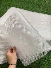 Canvas FS nhựa dẻo độ cứng vừa phải dùng cho các sản phẩm len sợi handmade 33x50cm - Trắng