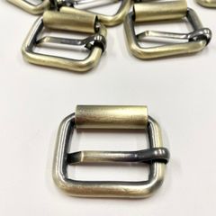 Khóa Kim/Khóa Kim Túi xách/Buckle FS Hình Chữ Nhật Lọt Lòng 25mm Dày  5mm Sắt Mạ Phụ Kiện Làm Túi Xách - Màu Đồng Cổ