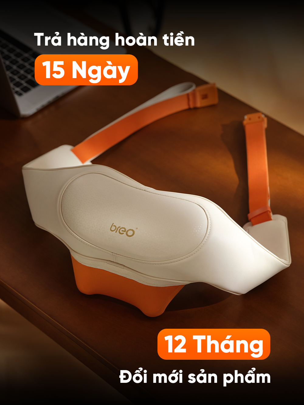 Máy Massage Cổ Vai Gáy Breo N6 Mini - Xông Nóng Huyệt Đạo - Xoa Bóp Cơ 