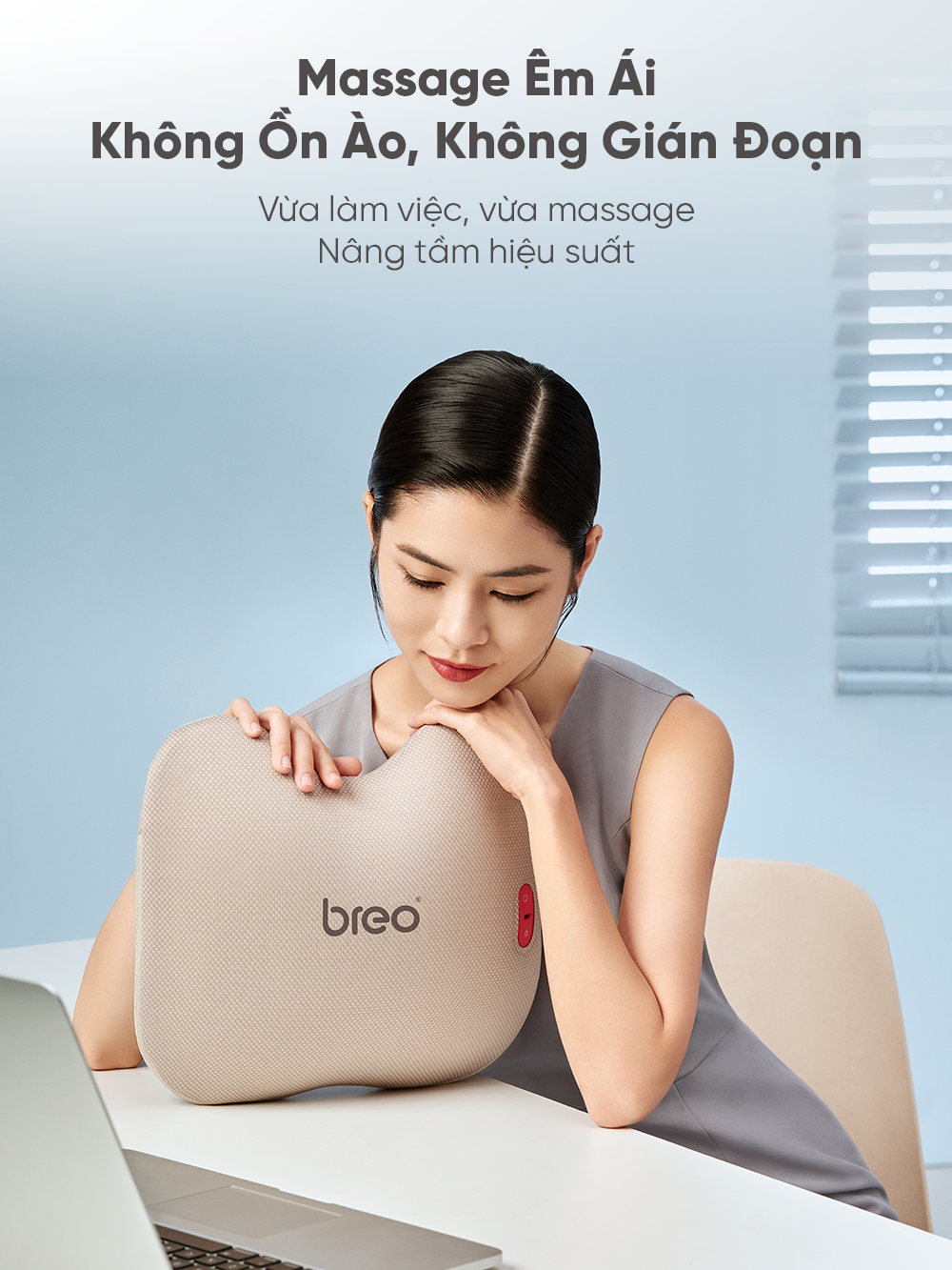  Gối Massage Lưng & Thắt Lưng Breo Back 2 