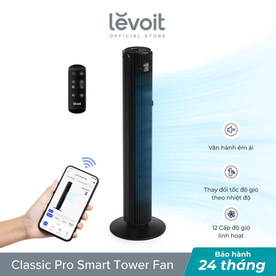  Quạt Tháp Levoit Smart Wifi 42-Inch 