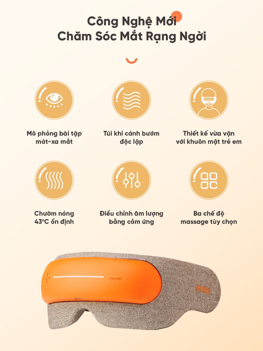  Kính Massage Mắt Trẻ Em Breo See 5K 