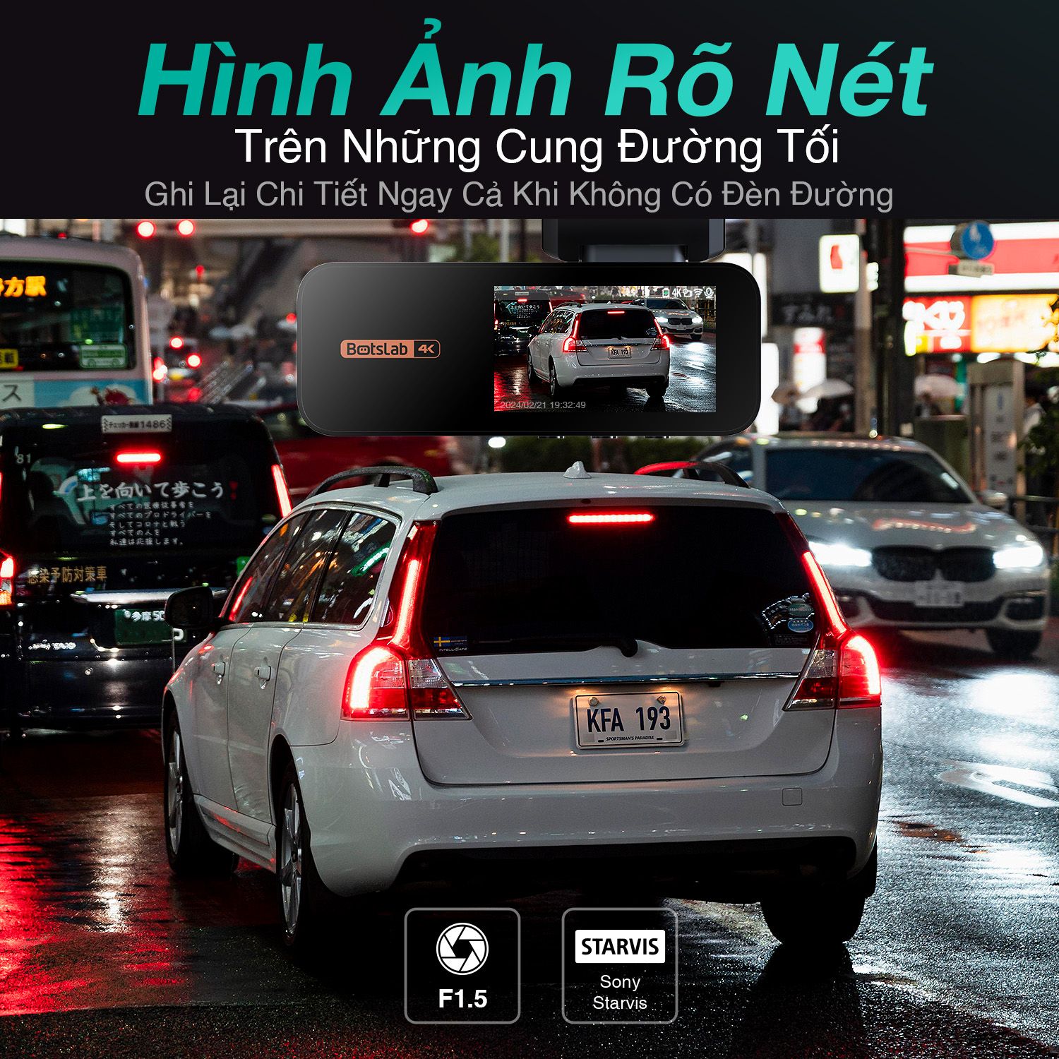  Bộ Đôi Camera Hành Trình Botslab G980H 