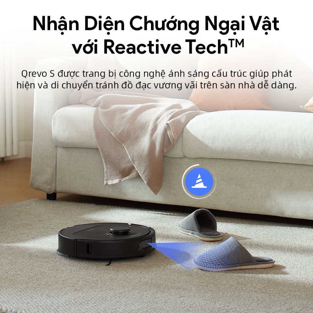  Robot Hút Bụi Lau Nhà Roborock Qrevo S 