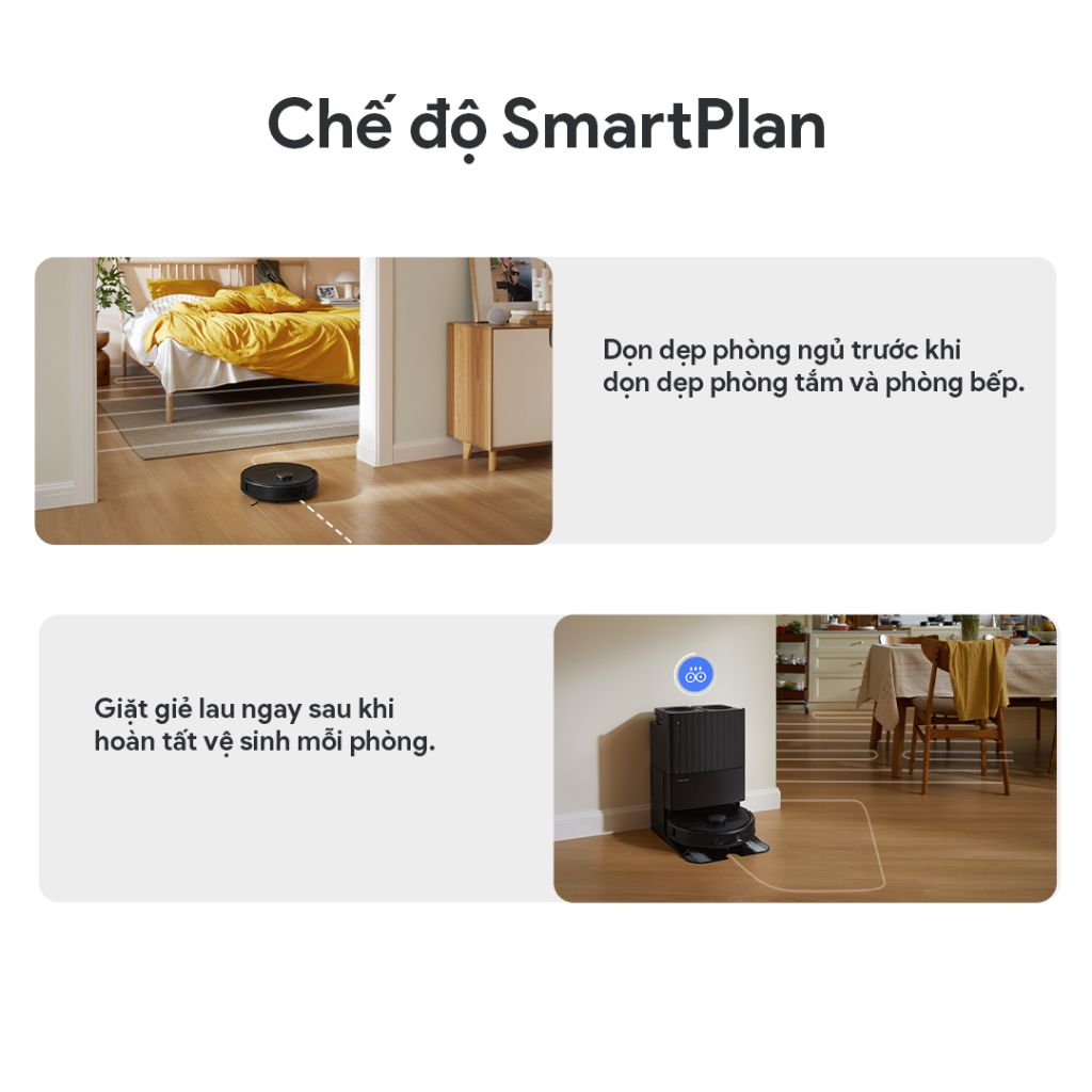  Robot Hút Bụi Lau Nhà Roborock Qrevo S 