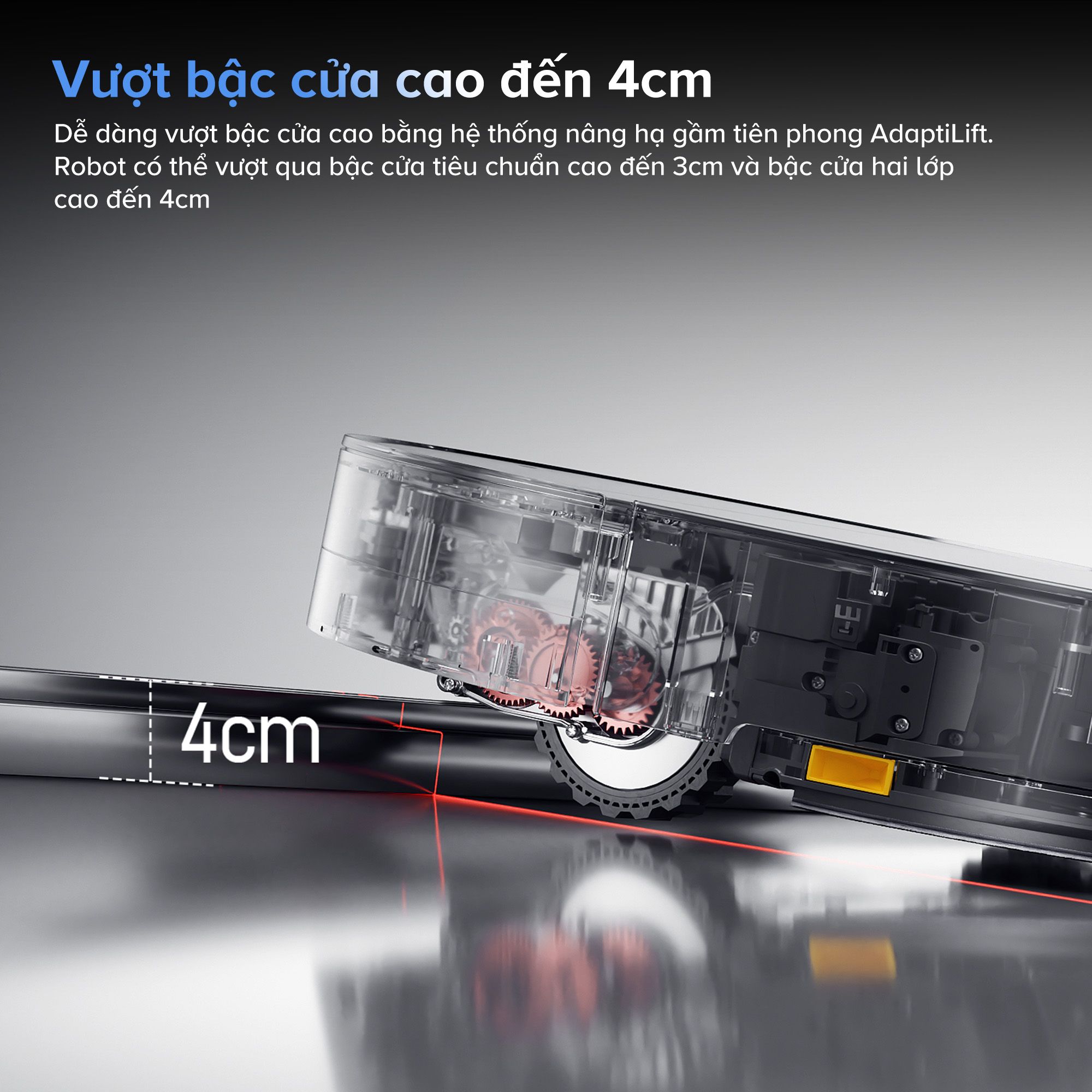  Robot Hút Bụi Lau Nhà Roborock Saros 10 