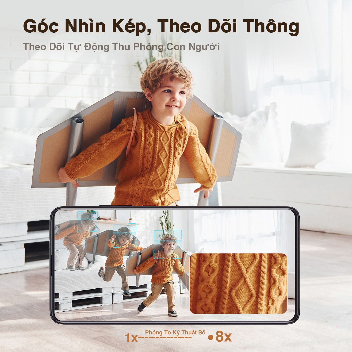  Camera Wifi Trong Nhà Botslab C224 