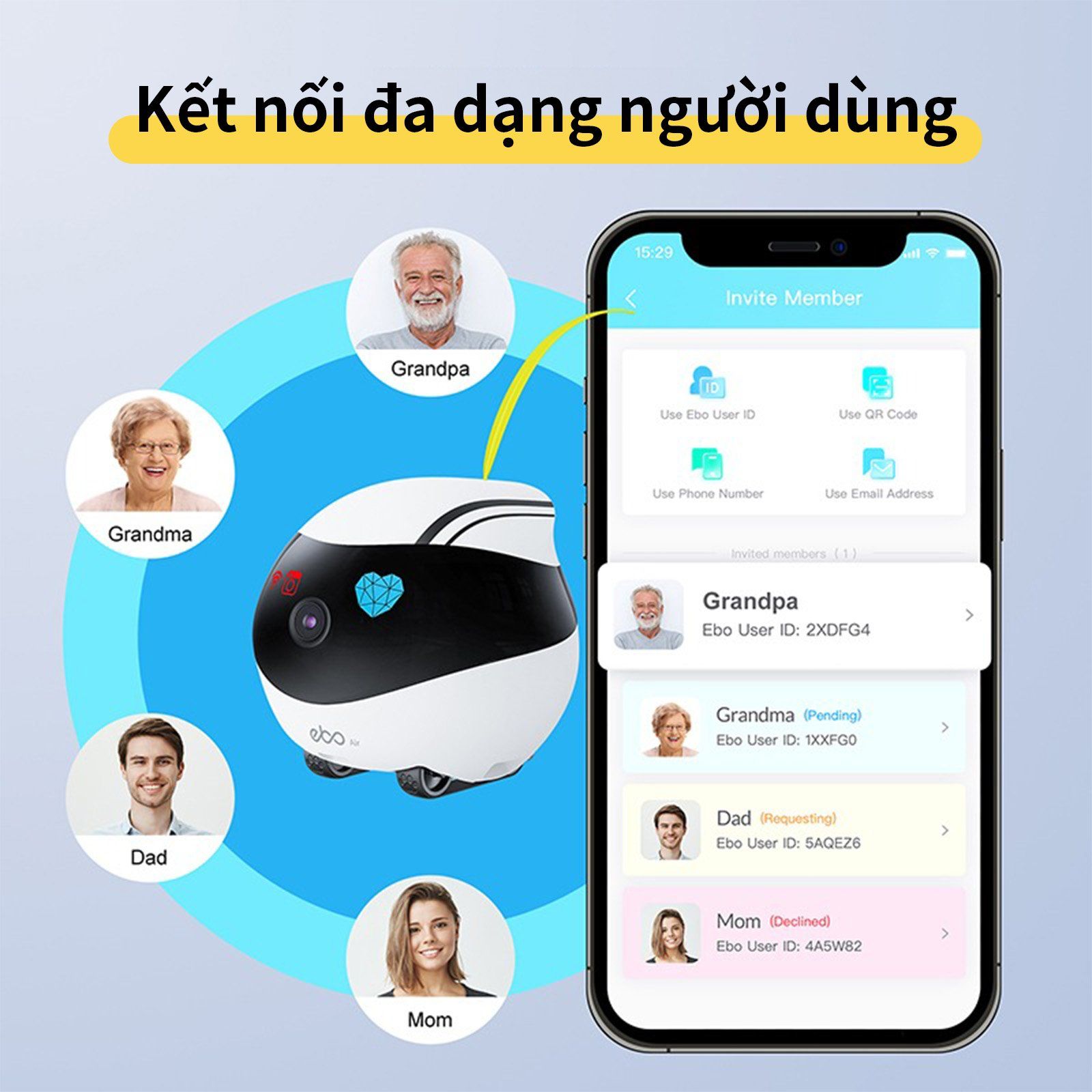  Robot Camera Giữ Nhà Enabot Ebo Air 