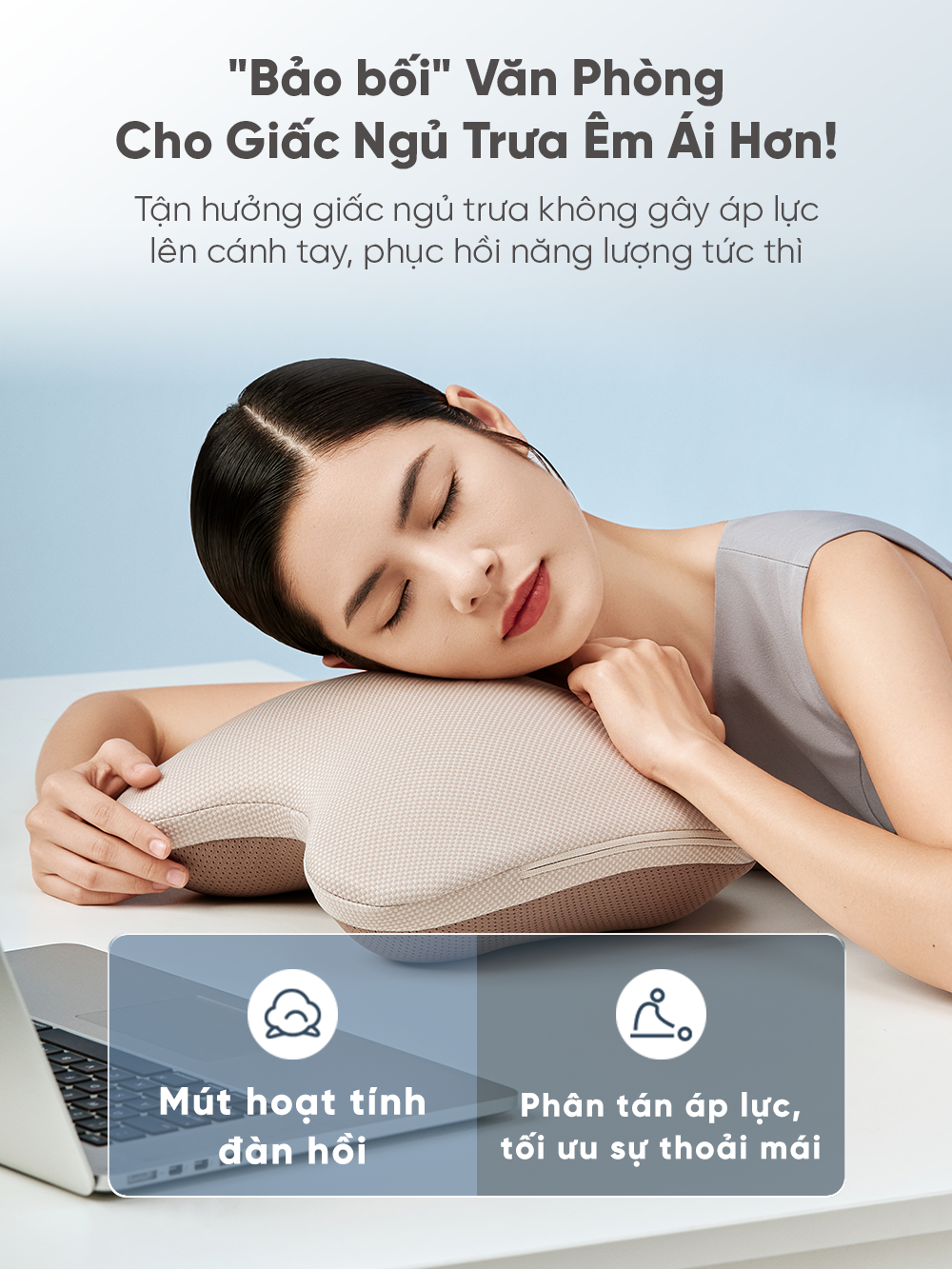  Gối Massage Lưng & Thắt Lưng Breo Back 2 