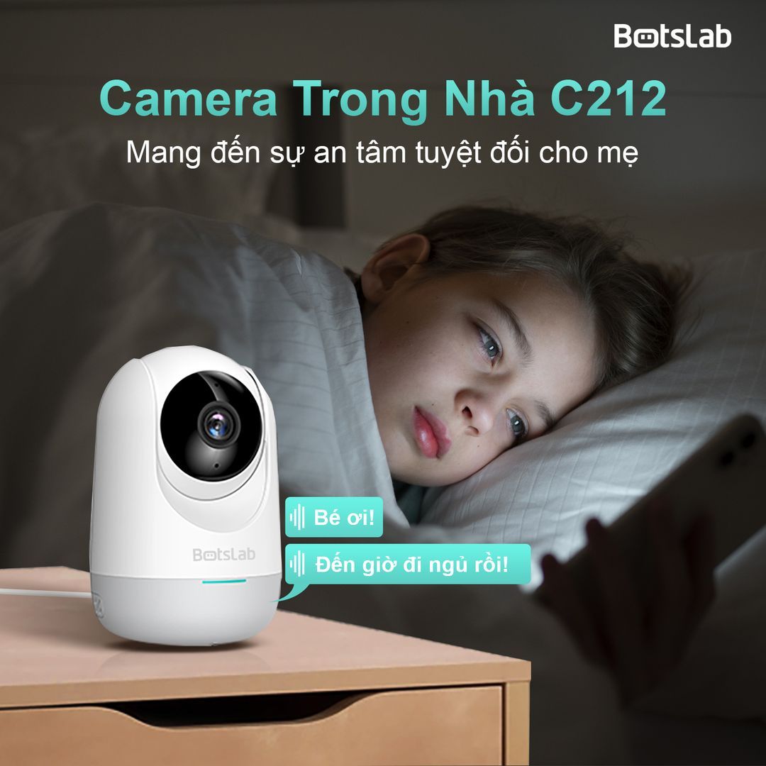  Camera Wifi Trong Nhà Botslab C212 