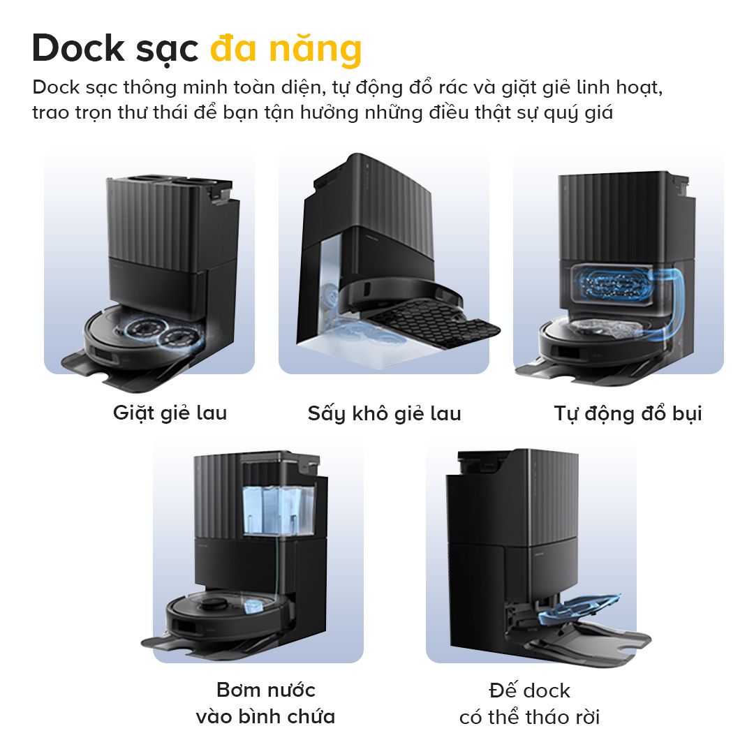  Robot Hút Bụi Lau Nhà Roborock QR 798 