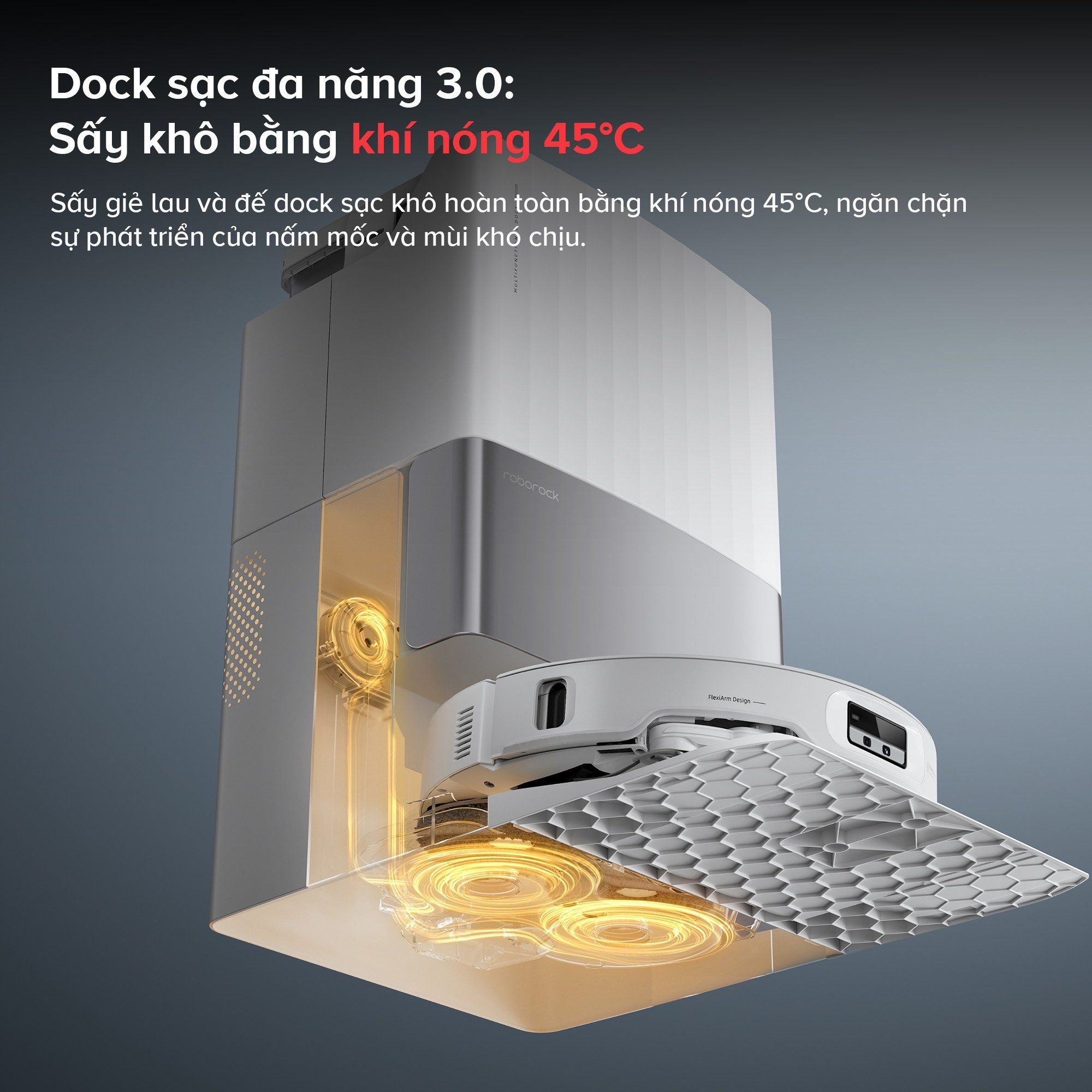  Robot Hút Bụi Lau Nhà Roborock Qrevo Edge T 