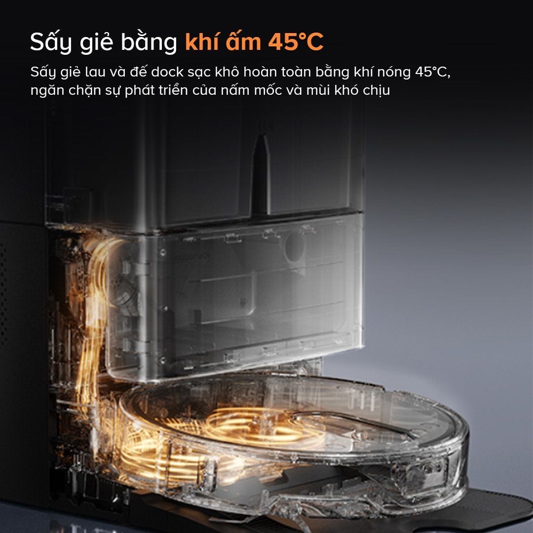  Robot Hút Bụi Lau Nhà Roborock Qrevo Slim 