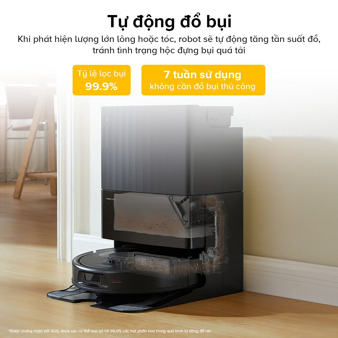  Robot Hút Bụi Lau Nhà Roborock QR 798 