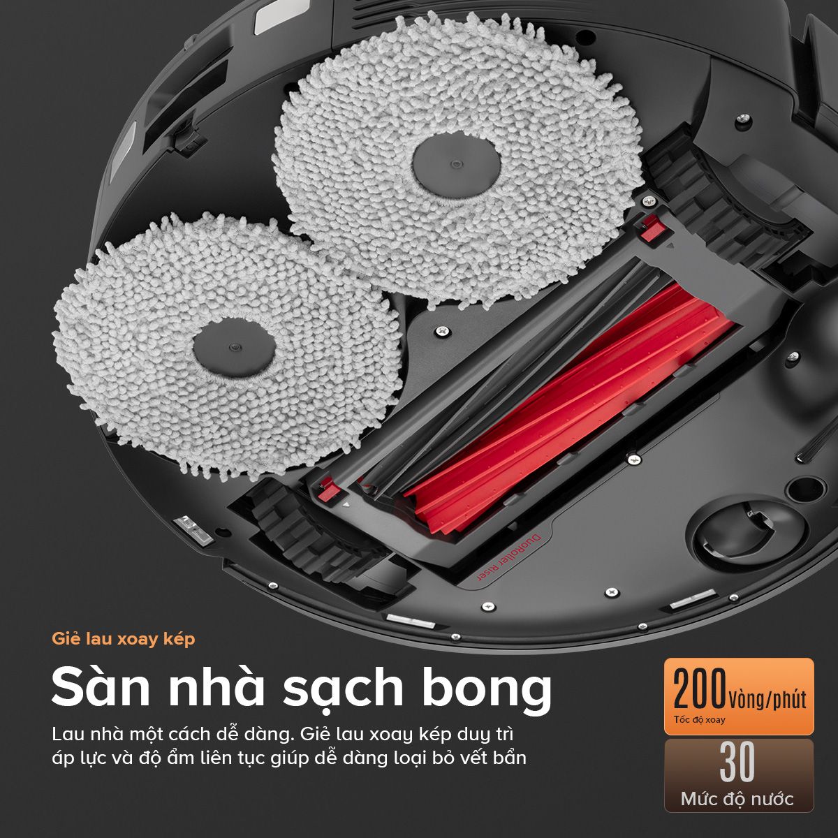 Robot Hút Bụi Lau Nhà Roborock Qrevo Master 