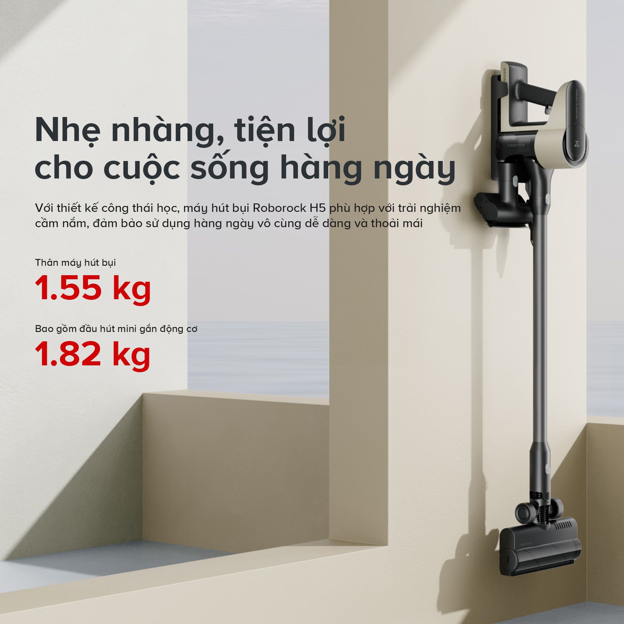  Máy Hút Bụi Cầm Tay Không Dây Roborock H5 