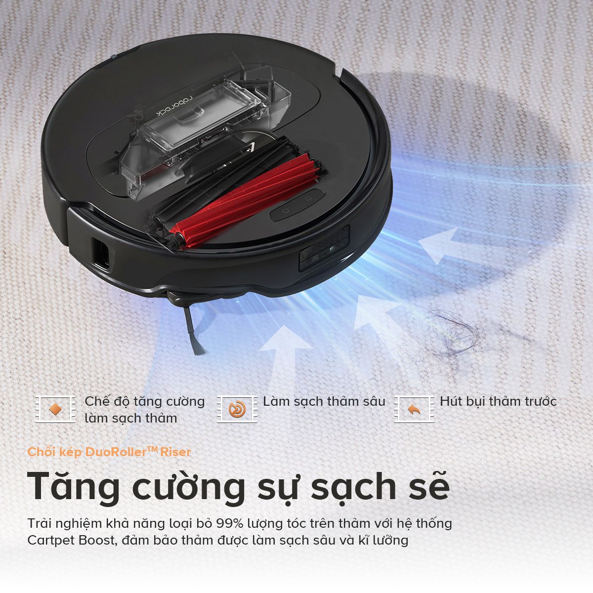  Robot Hút Bụi Lau Nhà Roborock Qrevo Master 