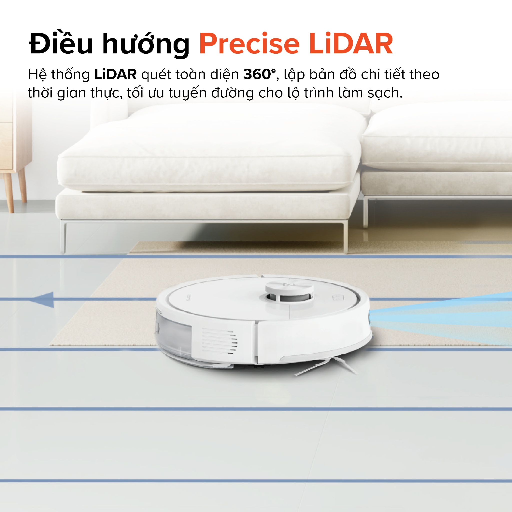  Robot Hút Bụi Lau Nhà Roborock Q7 TF 