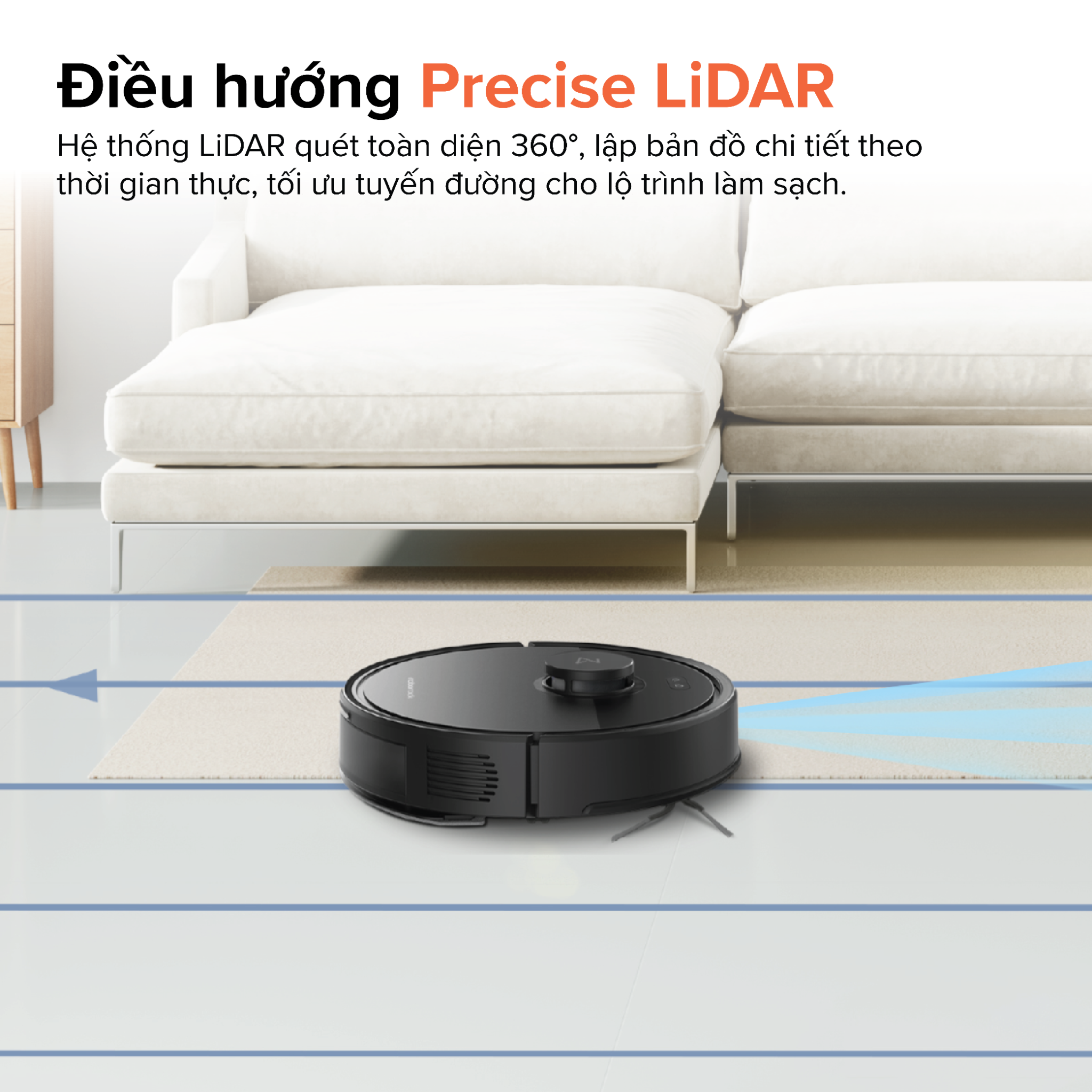  Robot Hút Bụi Lau Nhà Roborock Q7 TF+ 