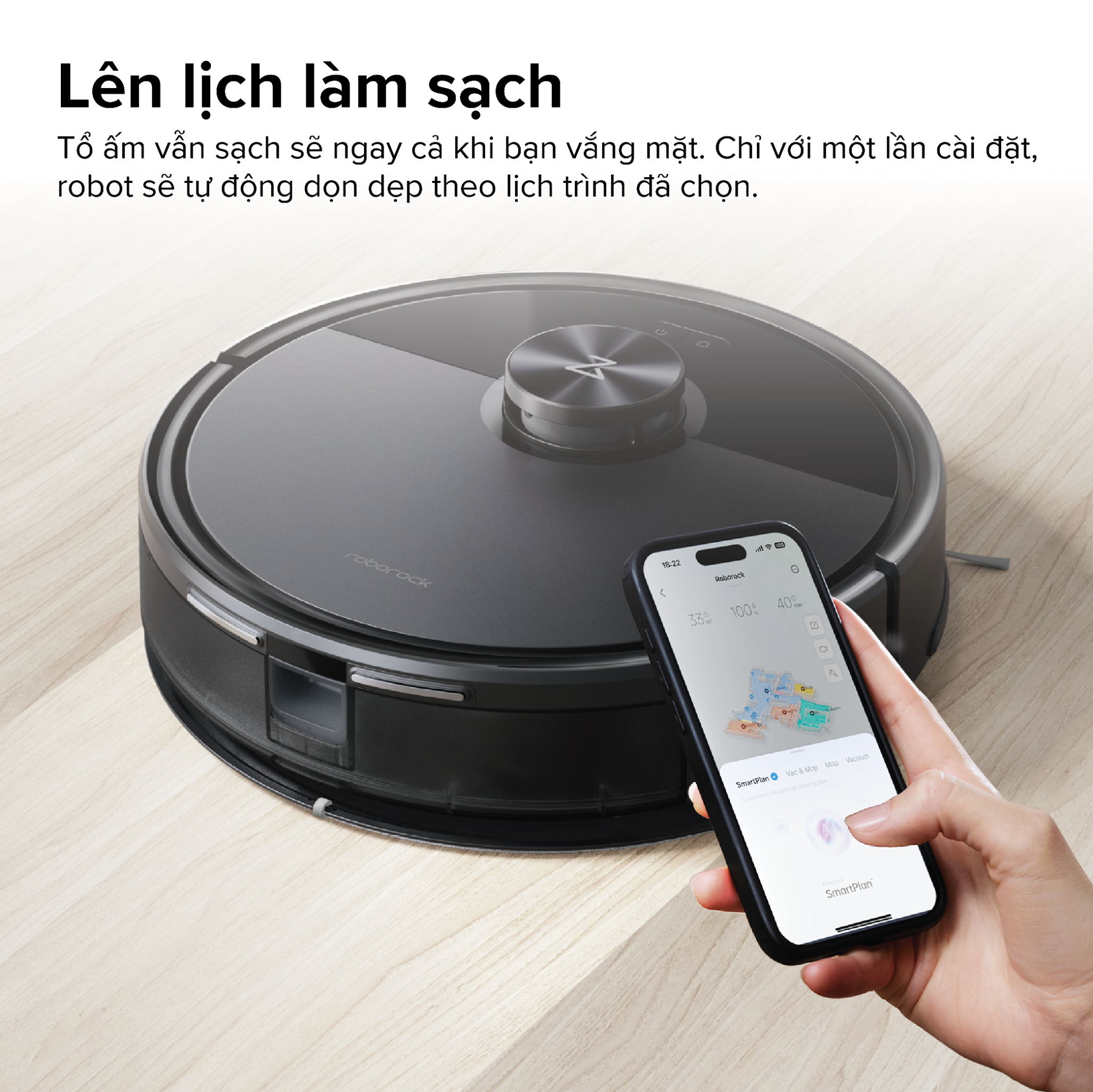  Robot Hút Bụi Lau Nhà Roborock Q7 TF+ 