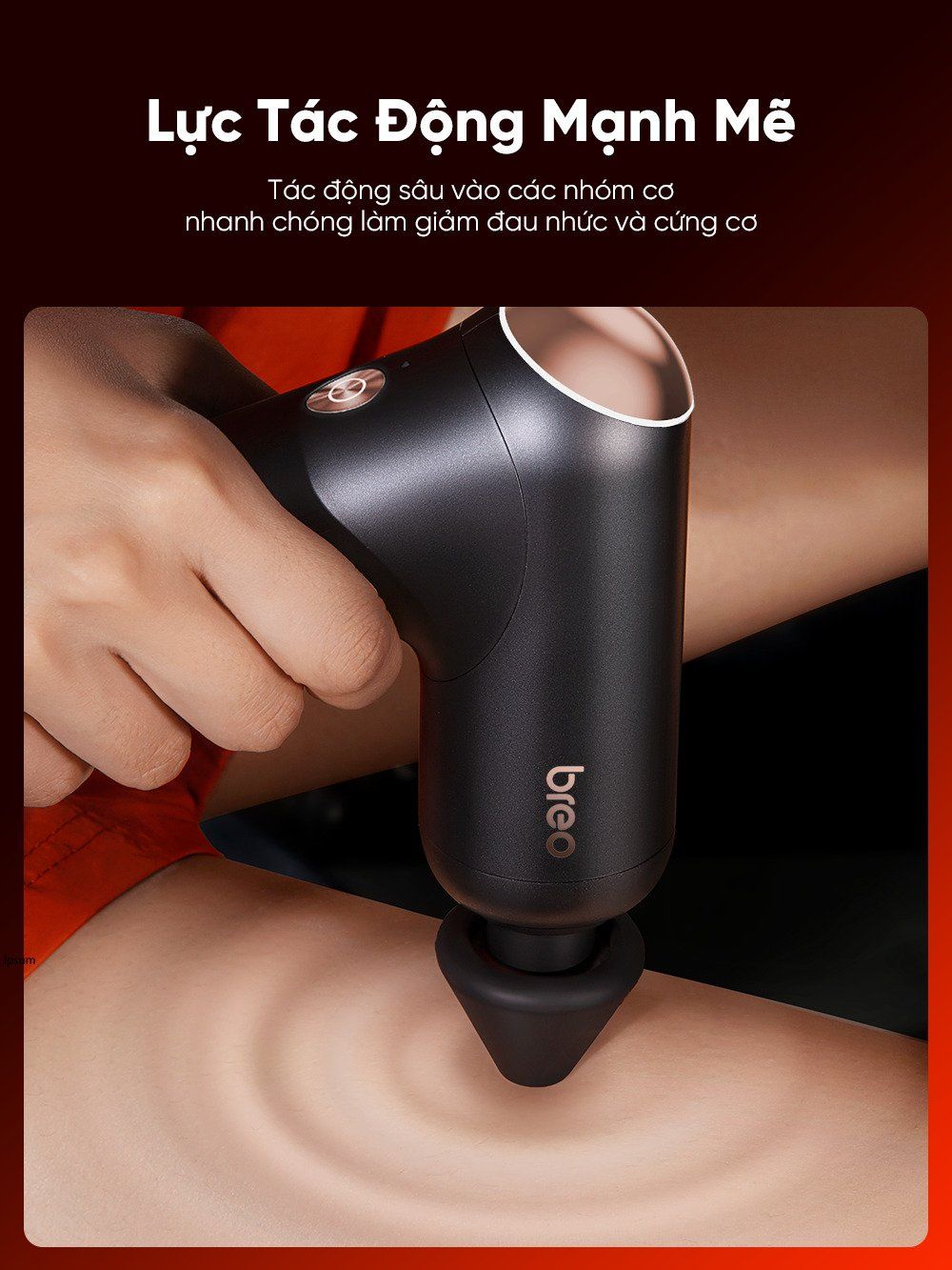  Súng Massage Breo Lucky 7 - Liệu Pháp Nhiệt Phục Hồi Cơ Bắp - Động Cơ Không Chổi Than Mạnh Mẽ 