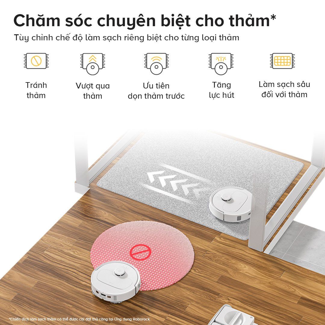  Robot Hút Bụi Lau Nhà Roborock Qrevo 5AE 