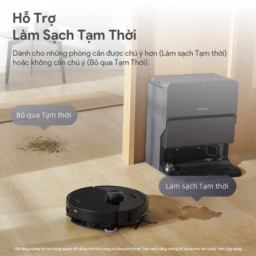  Robot Hút Bụi Lau Nhà Roborock S8 Max Ultra 