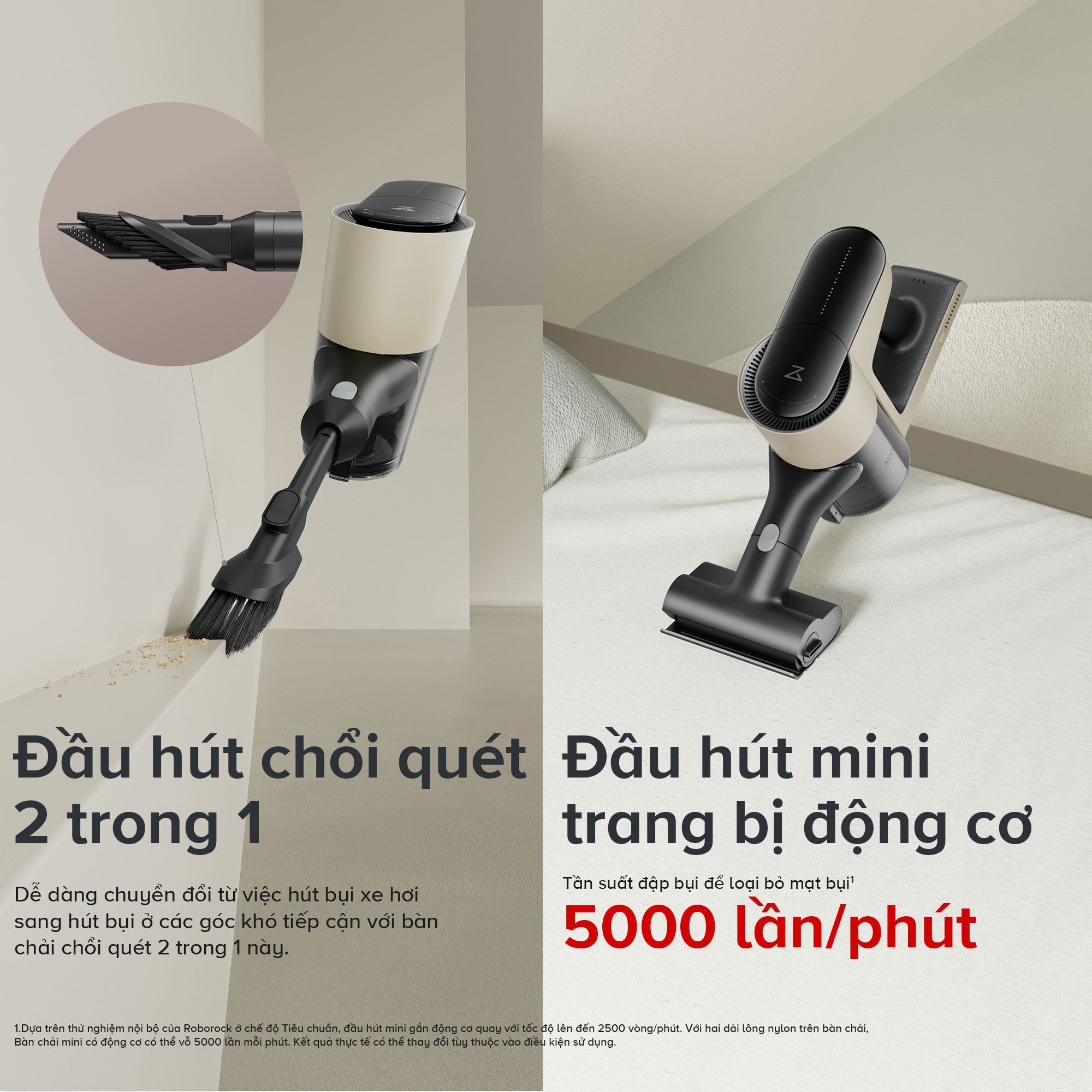  Máy Hút Bụi Cầm Tay Không Dây Roborock H5 