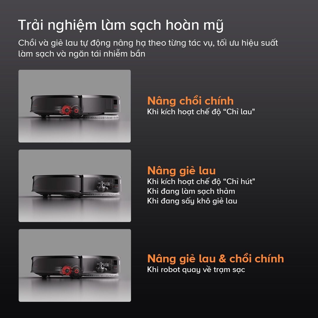  Robot Hút Bụi Lau Nhà Roborock Qrevo Slim 