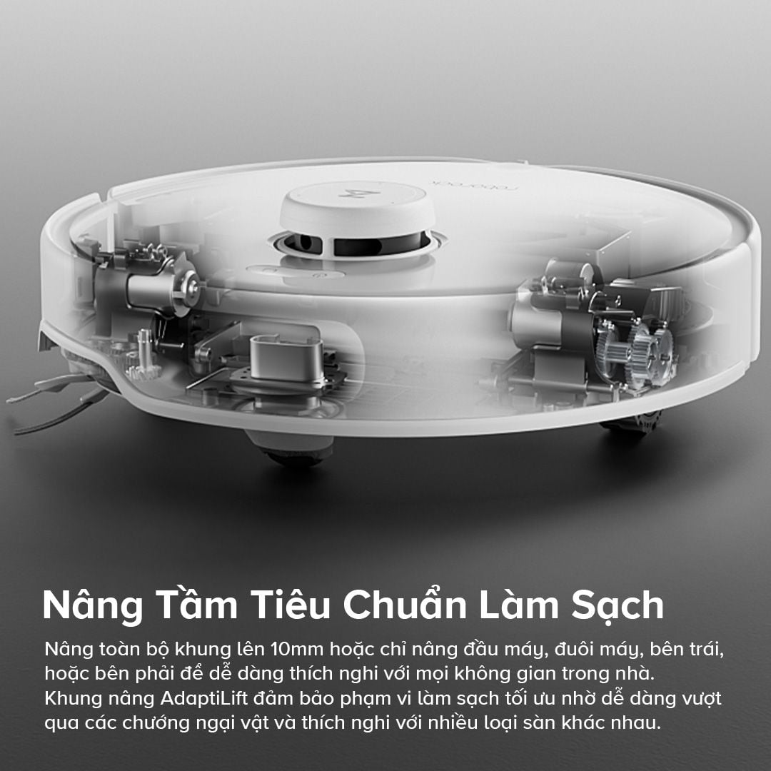  Robot Hút Bụi Lau Nhà Roborock Qrevo Curv 