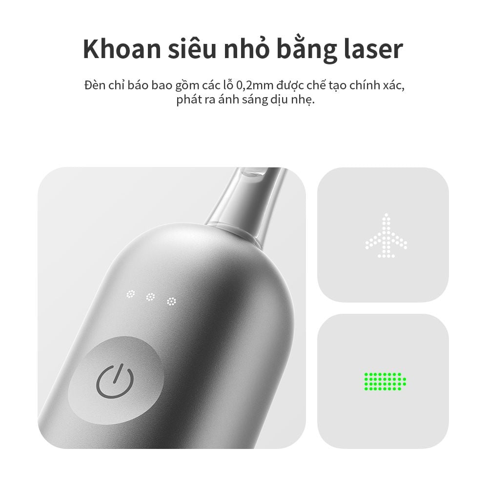  Bàn Chải Điện Laifen Wave Aluminium 