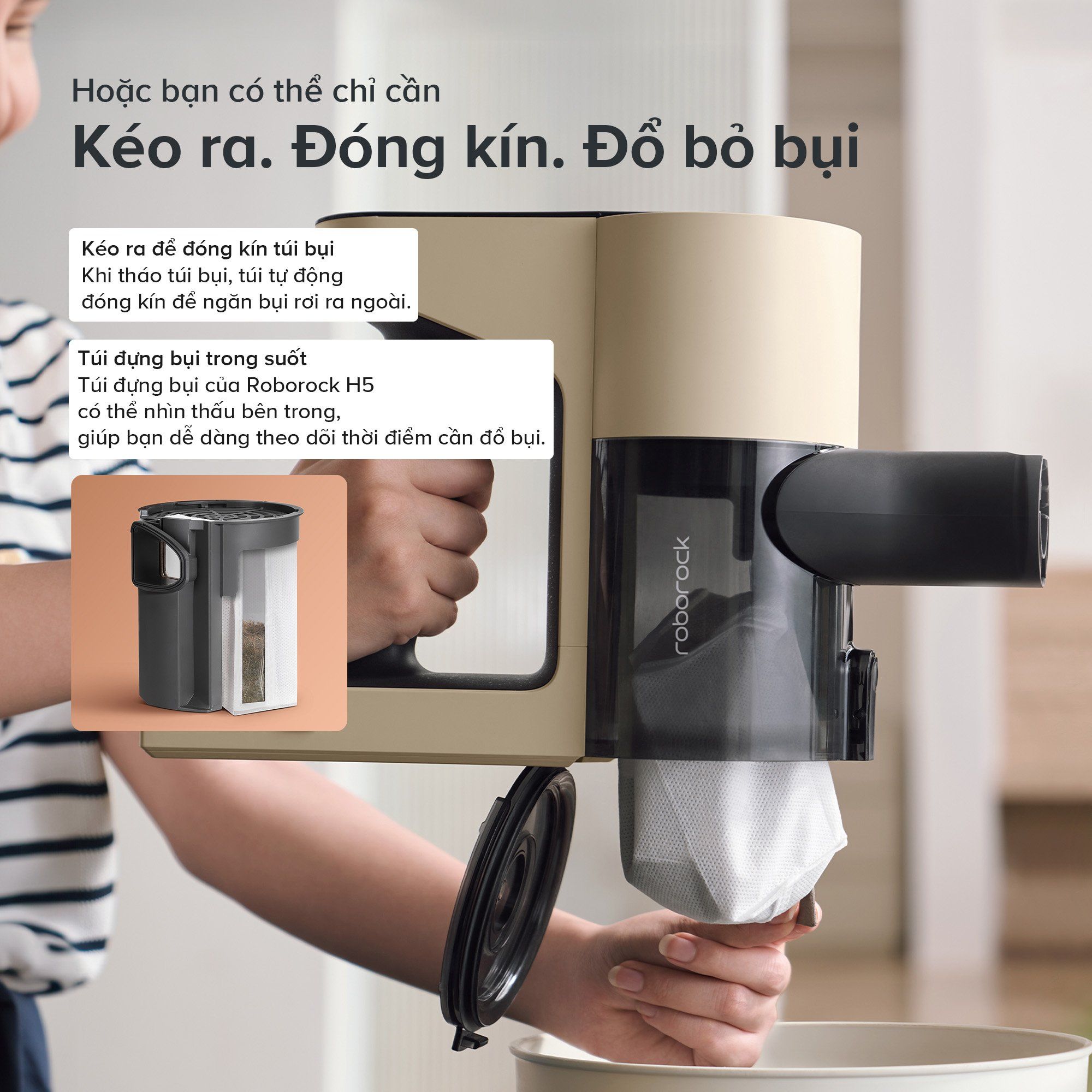  Máy Hút Bụi Cầm Tay Không Dây Roborock H5 
