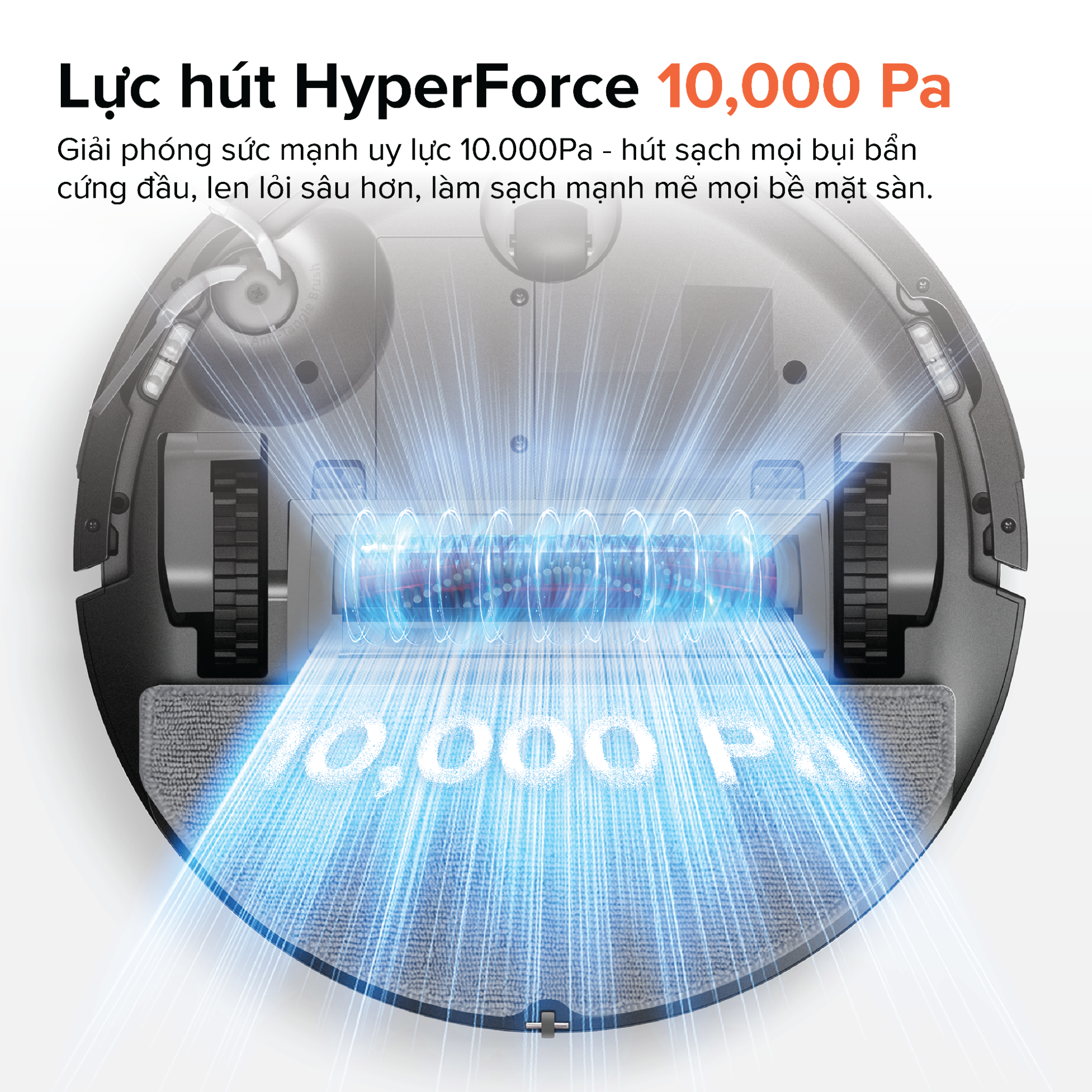  Robot Hút Bụi Lau Nhà Roborock Q10 VF+ 