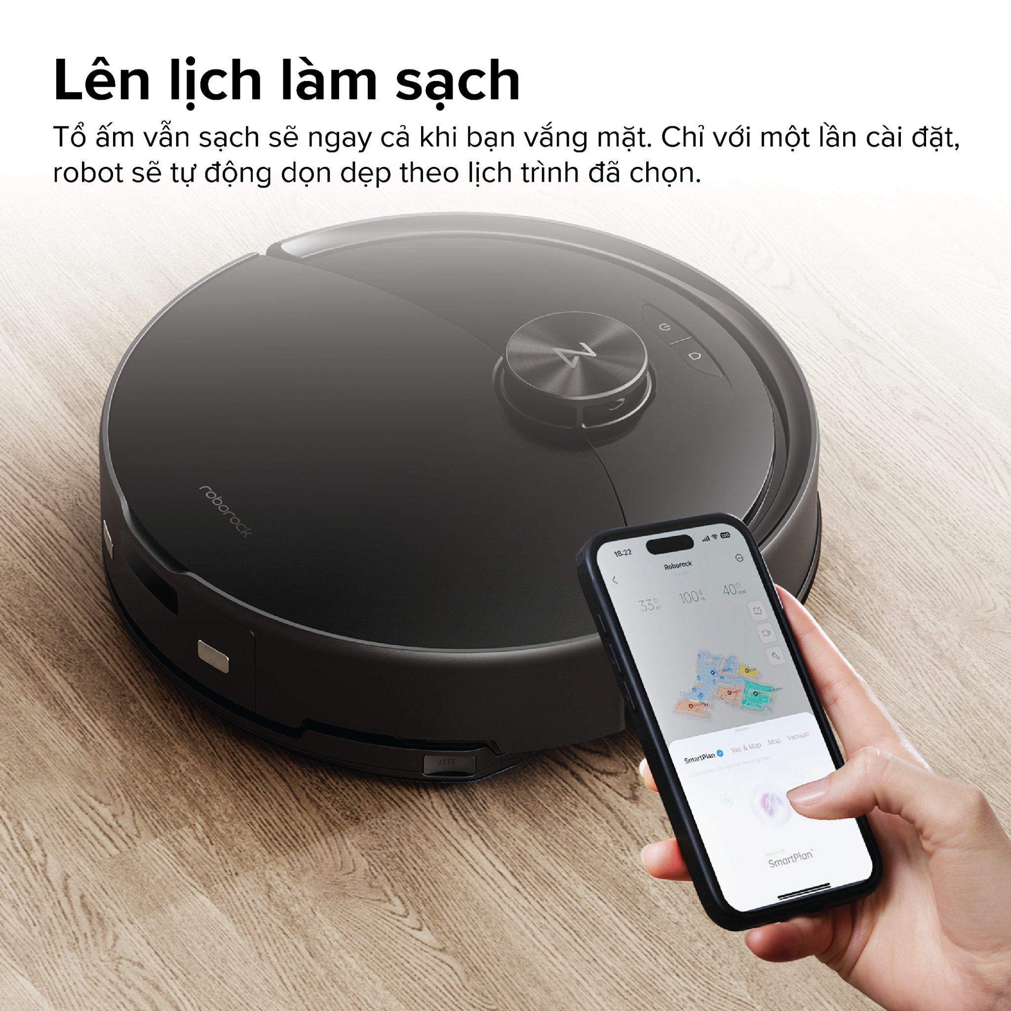  Robot Hút Bụi Lau Nhà Roborock Q10 VF+ 