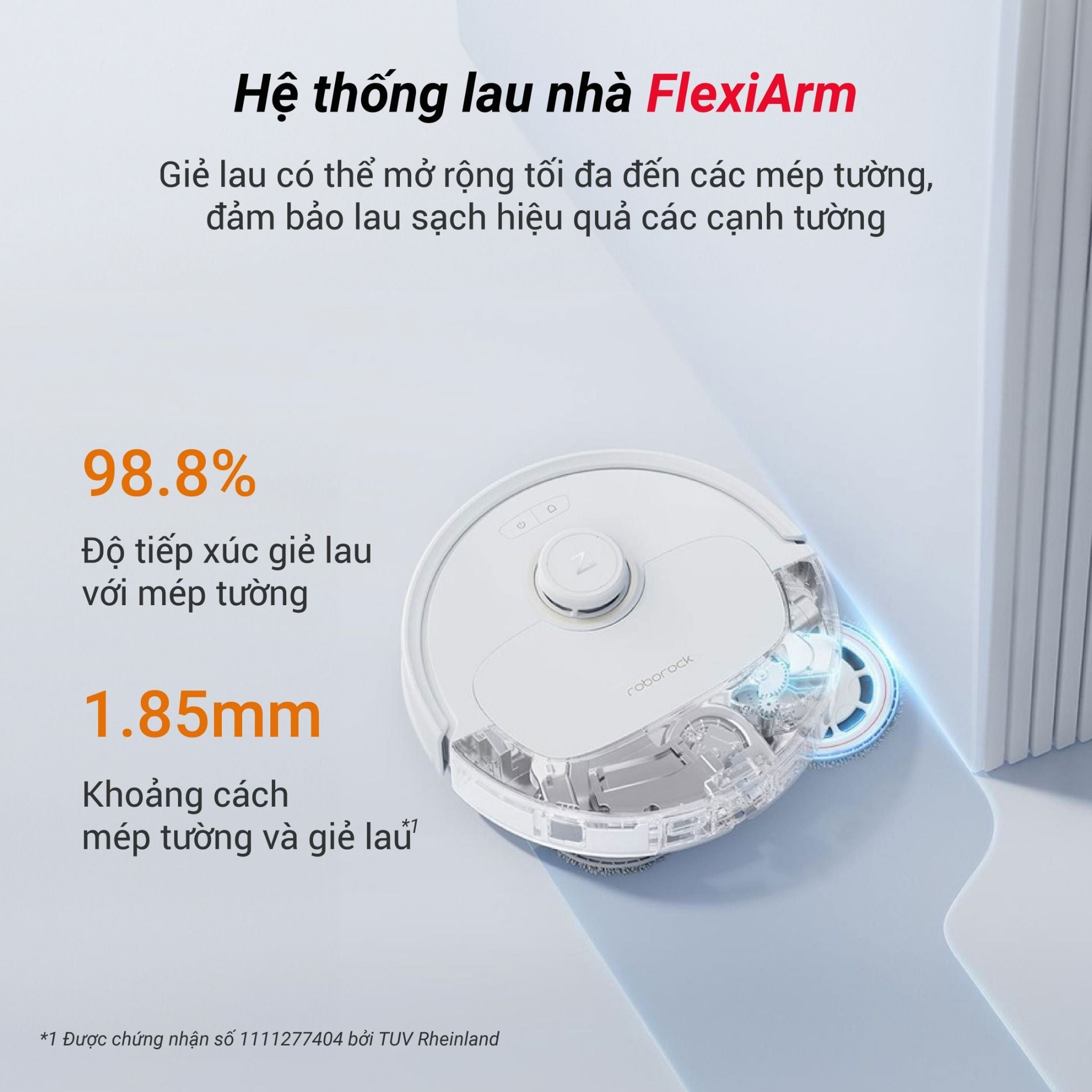  Robot Hút Bụi Lau Nhà Roborock Qrevo MaxV 