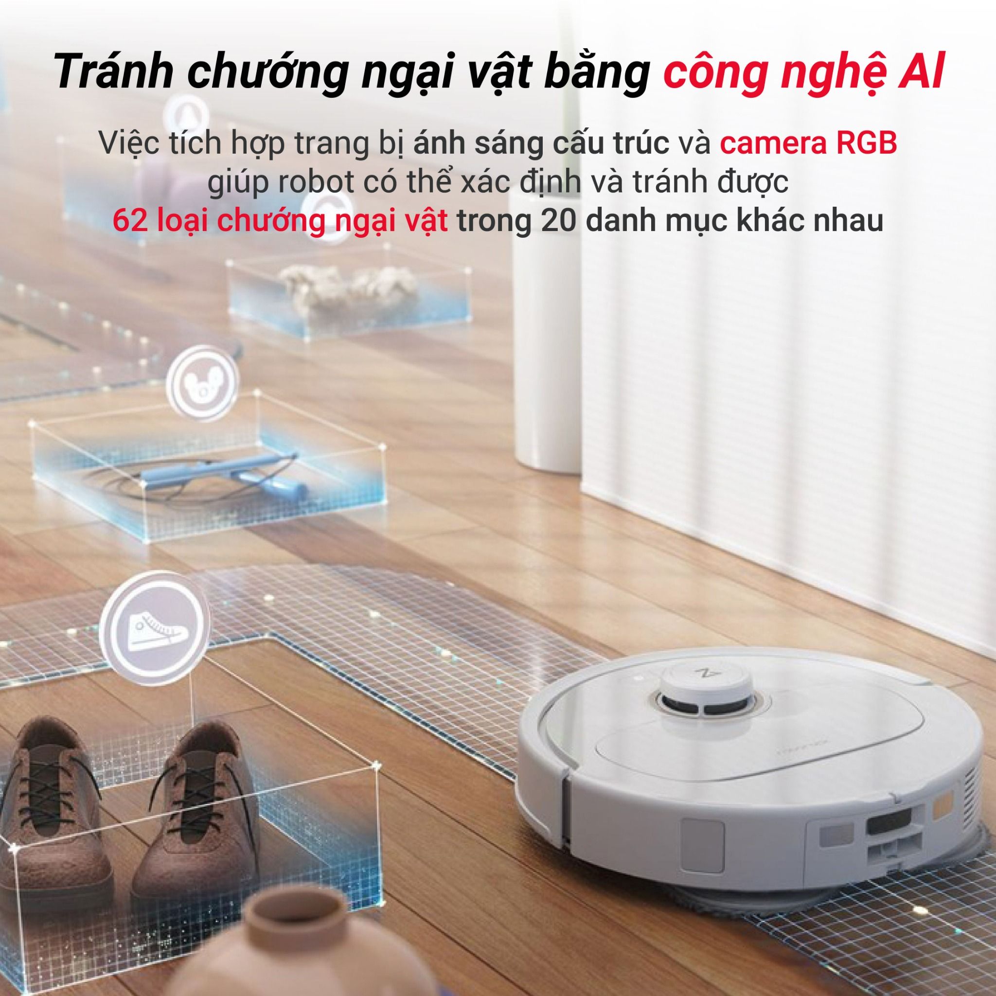  Robot Hút Bụi Lau Nhà Roborock Qrevo MaxV 