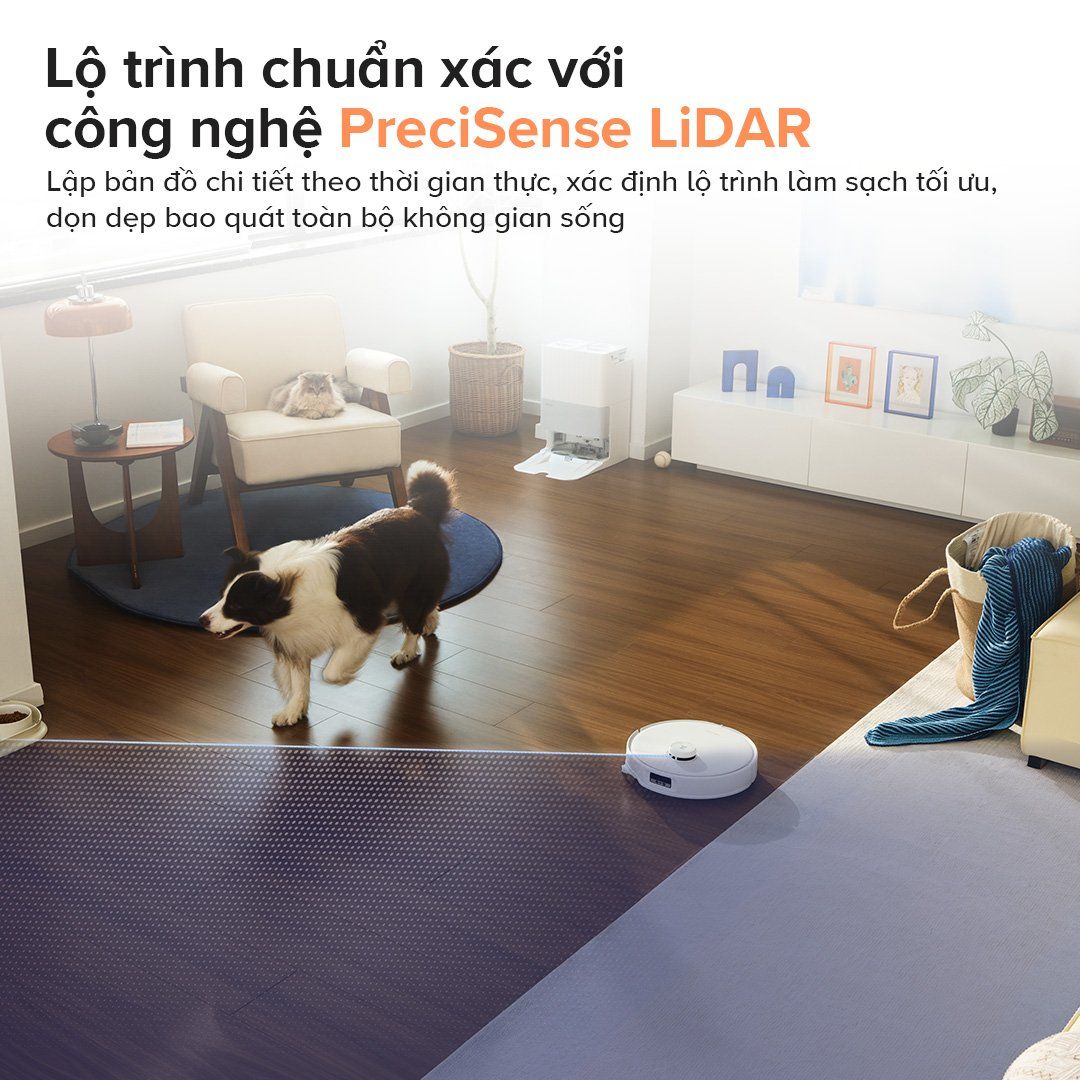  Robot Hút Bụi Lau Nhà Roborock Qrevo Edge 5V1 